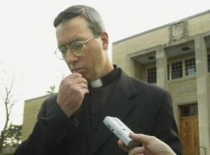 The Archdiocesan spokesman in 2002, carefully choosing his words.
